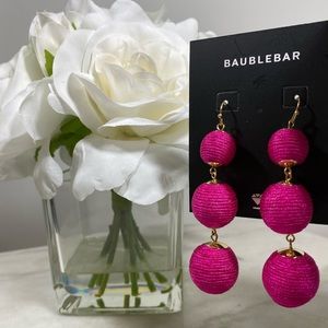BaubleBar - Hot Pink Drop Earrings